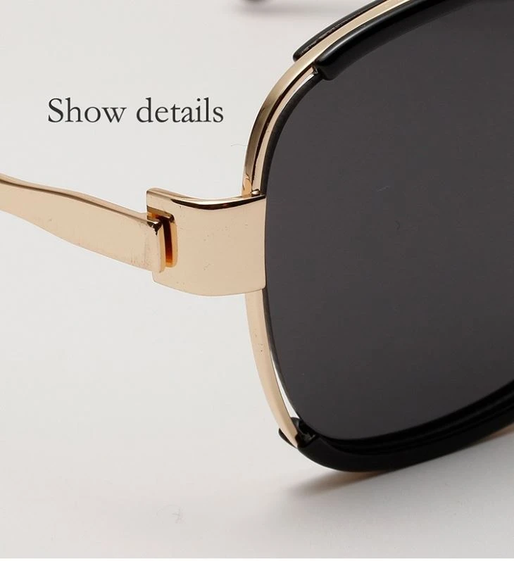 Metal + Plastic, Gradient Smoke Lens Sunglasses