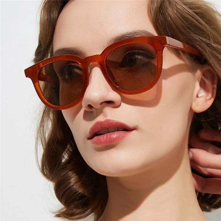 Fashion Square Shape Plastic Sunglasses