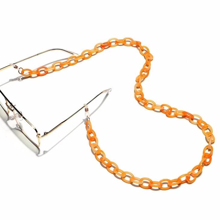 Colored Acrylic Fashion Glasses Chain