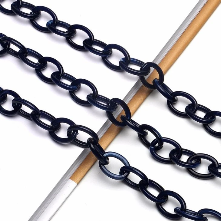 Colored Acrylic Fashion Glasses Chain