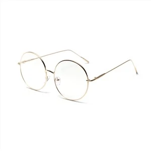 Round Reading Metal Adult Optical Frame Sólgleraugu Karlar Konur